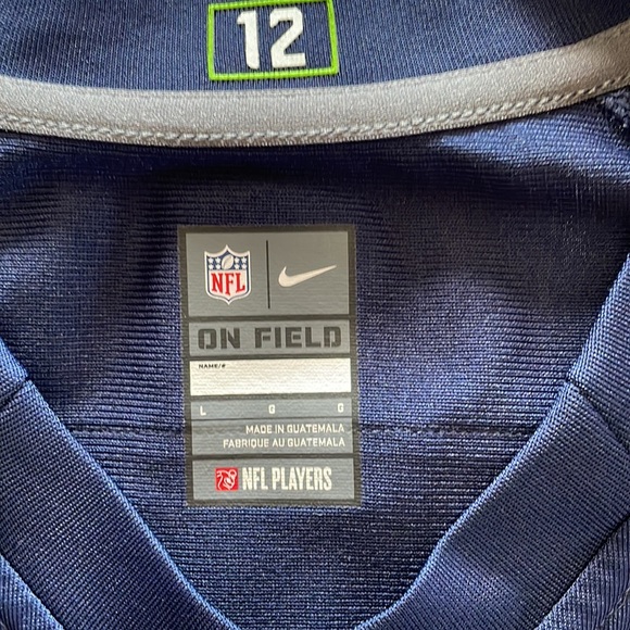 Two Seahawks jerseys. Size large. - Picture 3 of 3